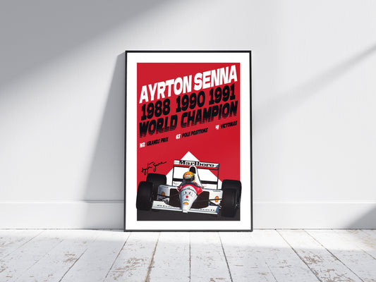 Ayrton Senna - Tri campeón F1