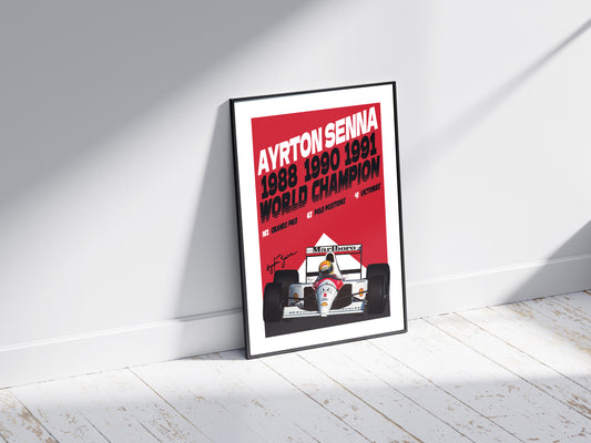 Ayrton Senna - Tri campeón F1